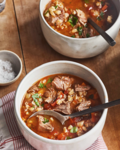 New Zealand Grass-Fed Lamb and Barley Soup Recipe