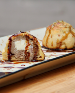 Stuffed Grass-fed Lamb Meatballs with Feta Cheese Recipe from Chef George Duran