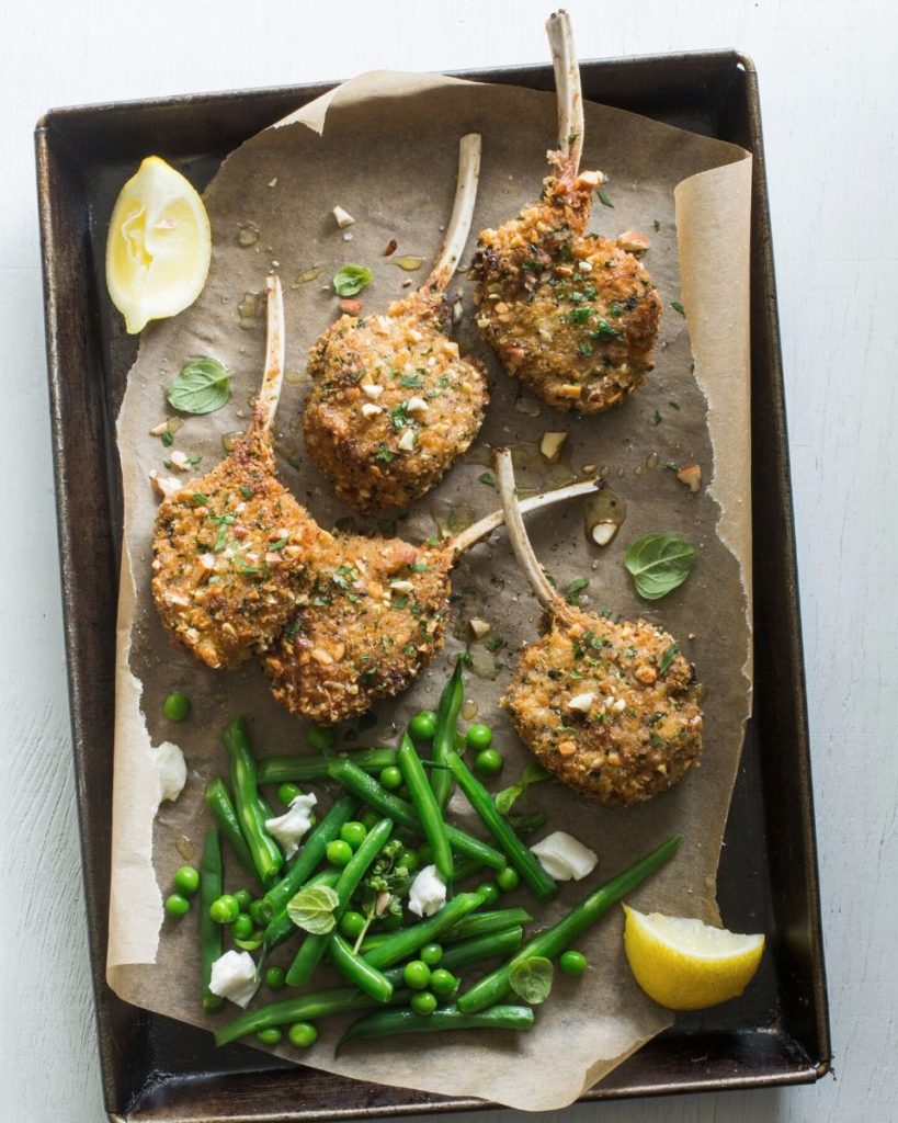 Almond Crusted New Zealand Grass-fed Lamb Cutlets Recipe