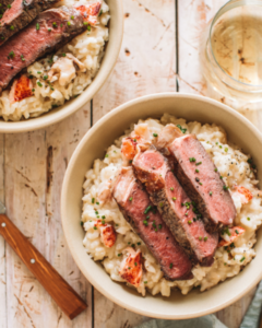 Surf & Turf Risotto Recipe with New Zealand Grass-fed Beef