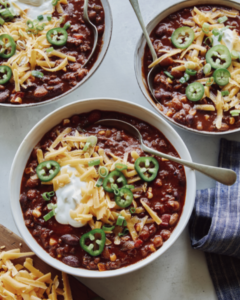 Ground Beef Chili Recipe from Spoon Fork Bacon using New Zealand Grass-fed Beef
