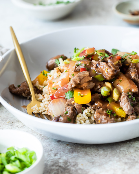 Sweet & Sour Lamb Stir-fry recipe from Foodness Gracious using New Zealand Grass-fed lamb