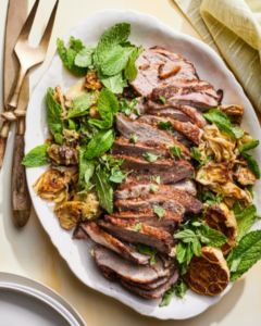 Spice Crusted Roasted Leg of Lamb Recipe from What’s Gaby Cooking