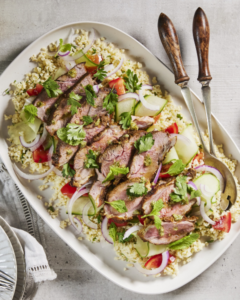 Shawarma Salad Recipe with New Zealand Grass-fed Lamb