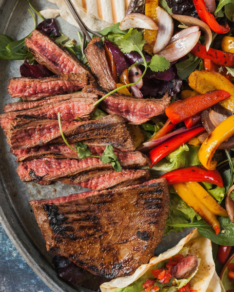 New Zealand Grass-fed Steak Fajitas Recipe